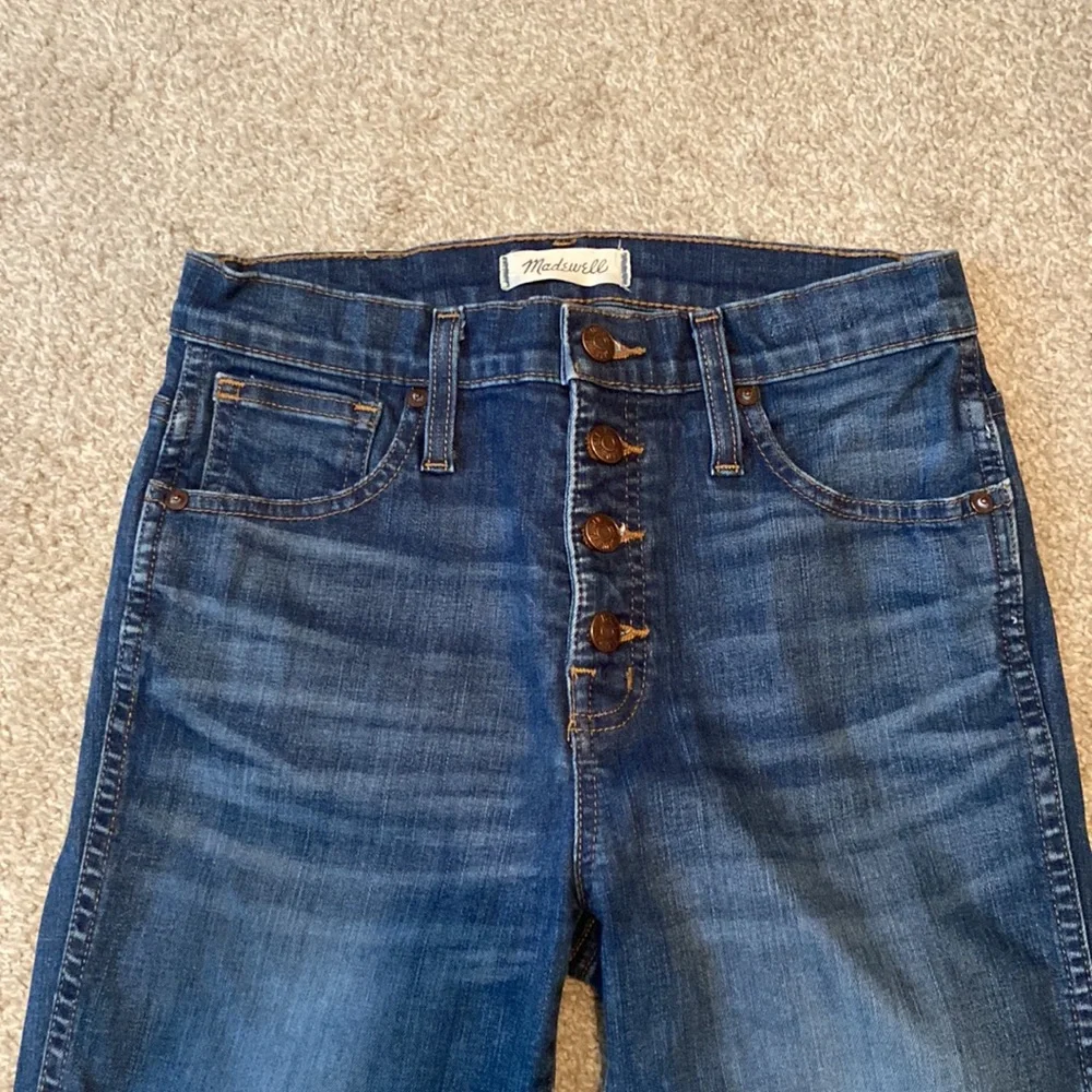 Madewell button‎ up high rise skinny jeans size 26